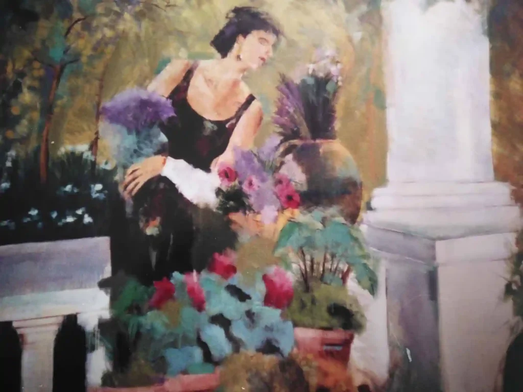 Entre las flores