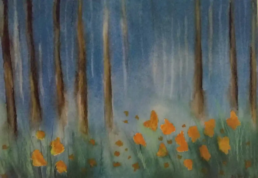 Flores en el bosque