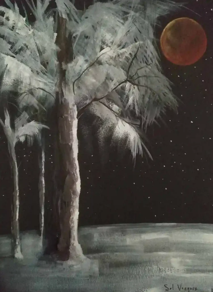La luna roja